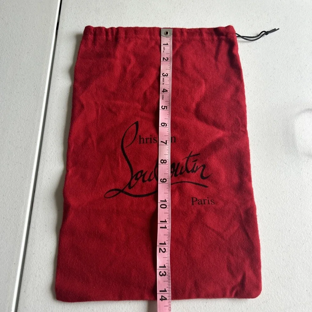Christian Louboutin Paris Red Logo Shoe Dust Storage Bag 14